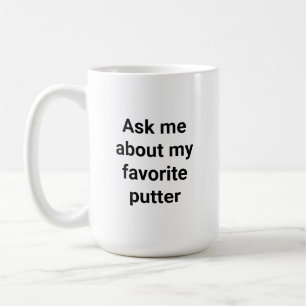 Grappige Golfer Humor Vraag Me Over Mijn Favoriete Koffiemok
