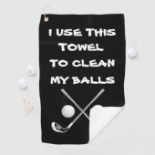 Grappige golfhanddoek, golfballen Pun schoonmaakdo Golfhanddoek (Insitu)