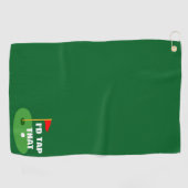 Grappige golfhanddoek - 'I'd Tap That' Custom Desi (Horizontaal)