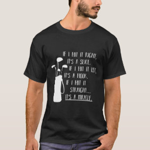 Grappige golfkleding en grappige golfkleding Uni-A T-shirt