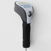 Grappige Golfschoenhoes voor Gepensioneerden Golfheadcover (Schuin)