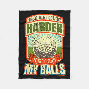 Grappige golfshirts voor mannen, grappige golfer S Fleece Deken
