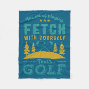 Grappige golfspeler citaat golfers houden van golf fleece deken