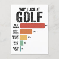 Grappige golfsport waarom ik verlies bij golfspel 