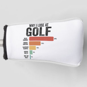 Grappige golfsport waarom ik verlies bij golfspel  golfheadcover