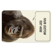 Grappige Gorilla custom magneet (Horizontaal)