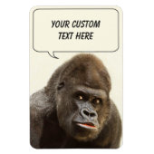 Grappige Gorilla custom magneet (Verticaal)