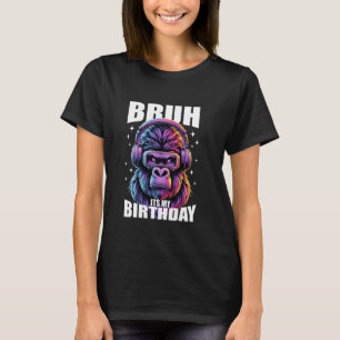 Grappige Gorilla Verjaardag Jongens Volwassen Kind T-shirt