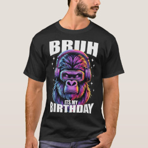 Grappige Gorilla Verjaardag Jongens Volwassen Kind T-shirt