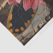 Grappige gotische Parijs Gargoyle Decoupage Tissuepapier (Detail)