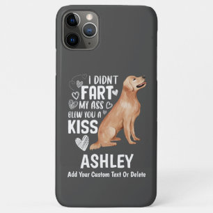 Grappige Goudharige retriever Scheet Kus Coole Hon iPhone 11 Pro Max Hoesje