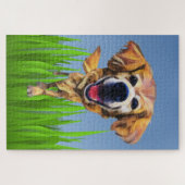 Grappige Goudkleurige Retriever 1014-delige Puzzel Legpuzzel (Horizontaal)