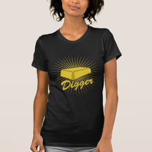 Grappige goudzoeker t-shirt