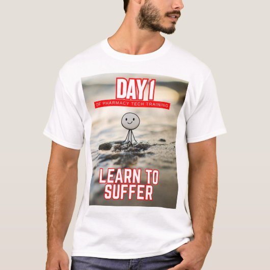 Grappige Grafische Apotheek Tech Training T-shirt (Voorkant)