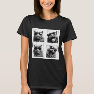 Grappige Grafische Kat Photobooth Selfie Grappig _ T-shirt
