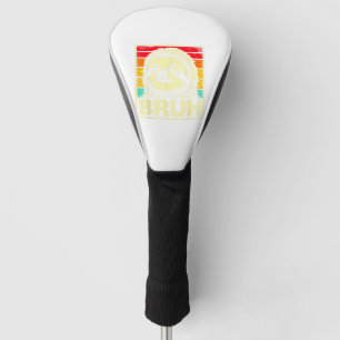 Grappige Grafische Meme Luiaard Bruh voor Jongens Golfheadcover