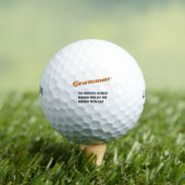 Grappige grammatica golfbal golfballen (Insitu Shirt)