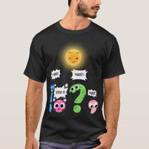 Grappige grammatica wacht wat het stopt ben ik het t-shirt