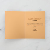 Grappige grap  blush zus 50ste verjaardag kaart (Binnen)