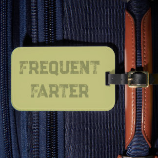 Grappige grap cadeau bagage label