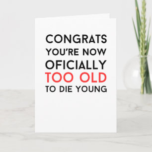 Grappige grap cadeau sarcastisch onbeleefd Vouwbar Kaart