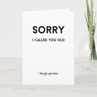 Grappige grap cadeau sarcastisch onbeleefd Vouwbar Kaart