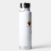 Grappige grap diwaterstofmonoxide (H2O) chemie Waterfles (Rechts)