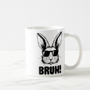 Grappige Graphic Meme Paasdag Bunny Bruh Voor Mann Koffiemok