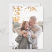 Grappige Gratis Drank Foto Bruiloft Save the Date (Achterkant)