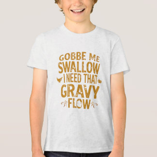 Grappige Gratys Stroom Thanksgiving Typografie Gif Tri-Blend Shirt