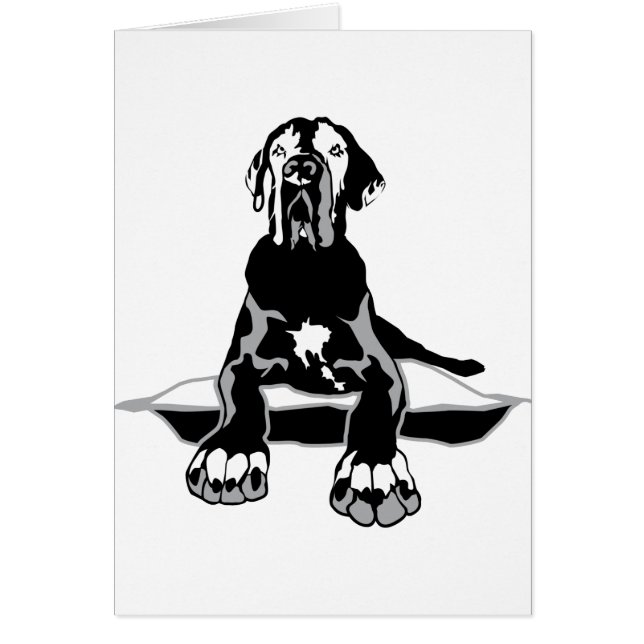 Grappige Great Dane Ilios  (Voorkant)