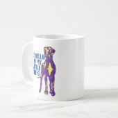 grappige Great Dane mok (Voorkant links)