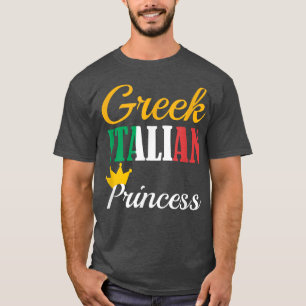 GRAPPIGE GRIEKSE ITALIAANSE PRINSES Trots Griekenl T-shirt