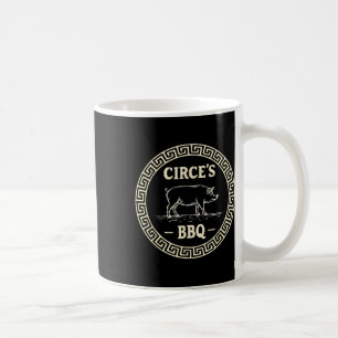 Grappige Griekse mythologie Circe's BBQ Odyssee Koffiemok