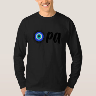 Grappige Griekse trots OPA Griekse Sleutel Hellas T-shirt