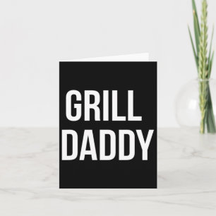 Grappige Grill Daddy Bbq En Roken Voor Vaderdag Kaart