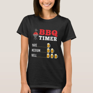 Grappige Grillen T-shirts voor Mannen - BBQ Timer