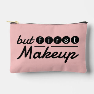 Grappige grillige  koraal rode make-up reizen etui