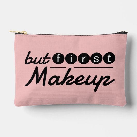 Grappige grillige  koraal rode make-up reizen etui (Voorkant)