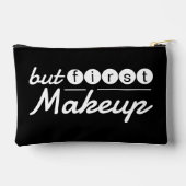 Grappige grillige zwart-wit make-up reizen etui (Achterkant)