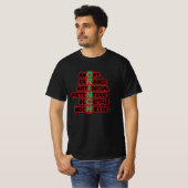 Grappige Grinch Acrostic voor echte vakantiefilm-f T-shirt (Voorkant volledig)
