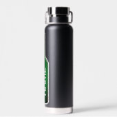 Grappige groene bierfles gepersonaliseerde waterfl waterfles (Achterkant)