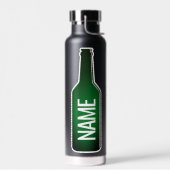Grappige groene bierfles gepersonaliseerde waterfl waterfles (Links)