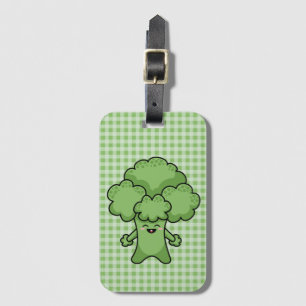 Grappige Groene Broccoli Bagagelabel