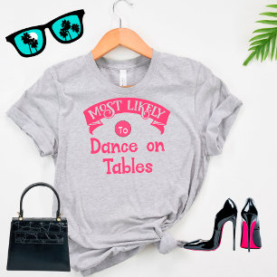 Grappige Groep Bachelorette Feestjurk  Meest Waars T-shirt