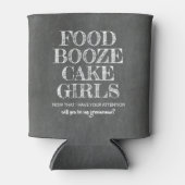 Grappige Groomsman voorstel Blikjeskoeler (Voorkant)