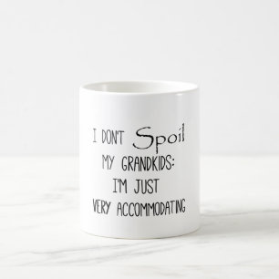 Grappige grootouders Quote Verwennen van de kleink Koffiemok