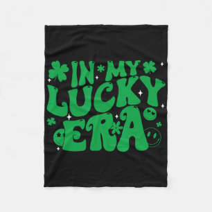 Grappige Groovy St. Patricks Dag Shamrock In Mijn  Fleece Deken