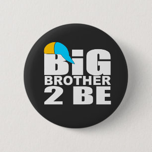 grappige grote broer worden ronde button 5,7 cm