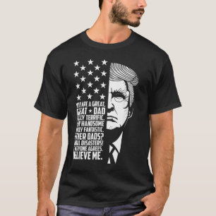 Grappige Grote Vader Donald Trump Vaderdag T-shirt